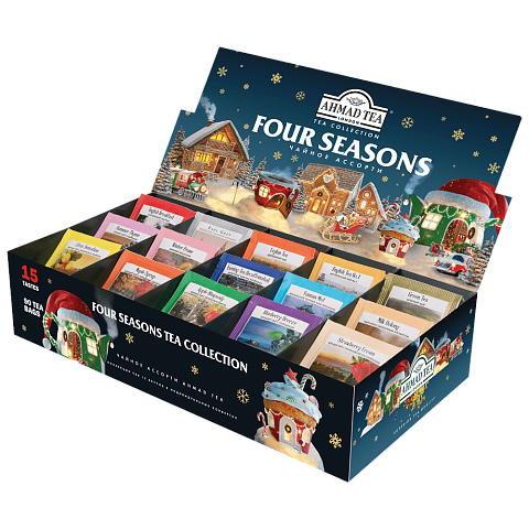 N060n Ассорти чайное "Four Seasons Tea Collection", пакетированный, карт.кор.160г